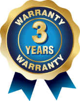 Three years warranty